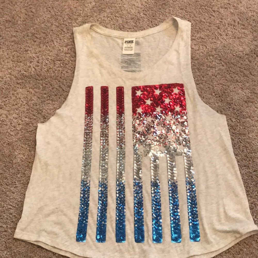 Pink by Victoria secret tank top size medium